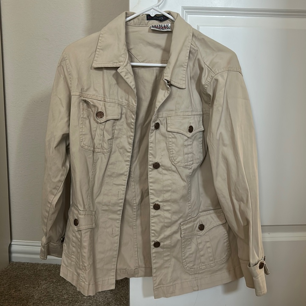 tan jacket